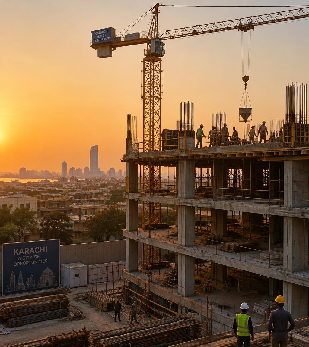 F & I construction site in Karachi